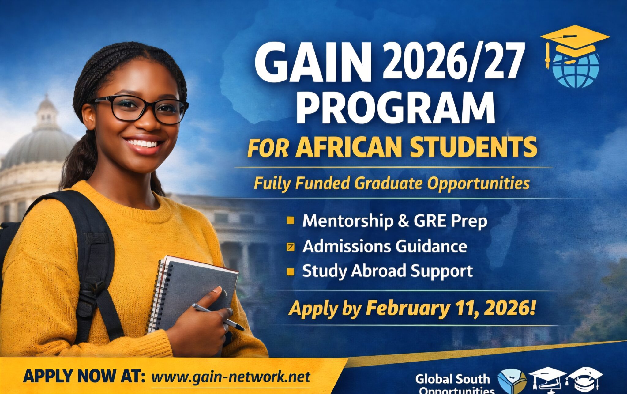 Applications Open for the Fully Funded GAIN Program 2026/27 for African ...