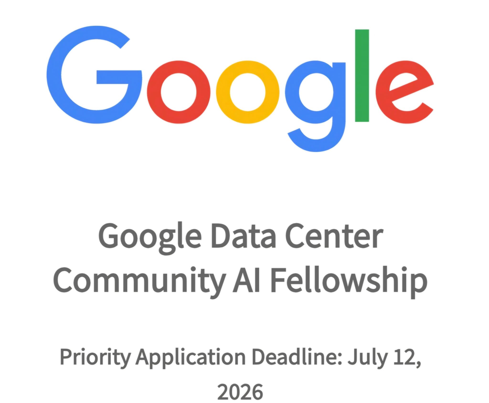 Applications are Now Open for the Google Data Center Community AI ...